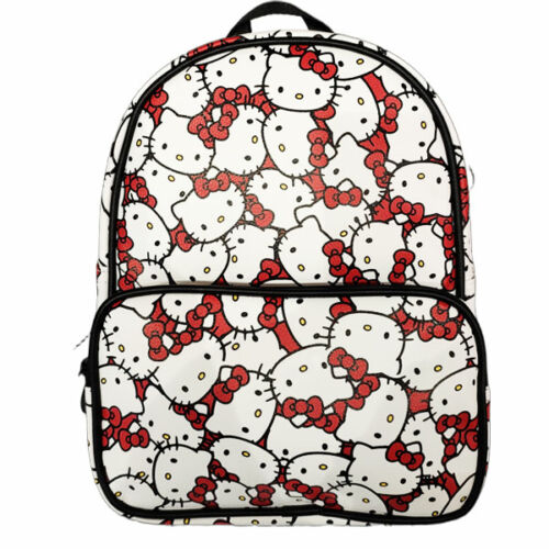 Hello Kitty All Over Print Faux Leather Mini Backpack Bag