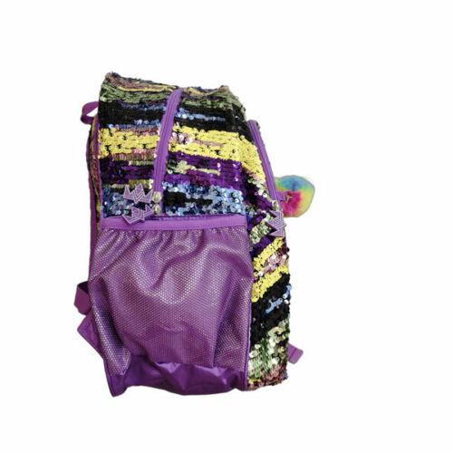 Kit Mochila Polinesios sequin school backpack bag